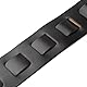 Levy’s Leathers Amped Series Ledergurt für Gitarre | Breite 8 cm | Schwarz | (M26PD-BLK)
