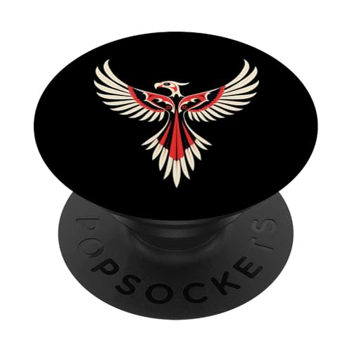 Thunderbird Indigenous Peoples Day Tribal Native American PopSockets PopGrip Adhésif