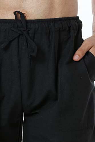 Image of Aatman One Size Men's Eco-Friendly Cotton Pyjama | Fits Waist Size 28 to 36 Inches