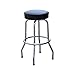 Budget Bar Stools 0-1950BLK Swivel Bar Stool with Chrome Frame, PVC, 16
