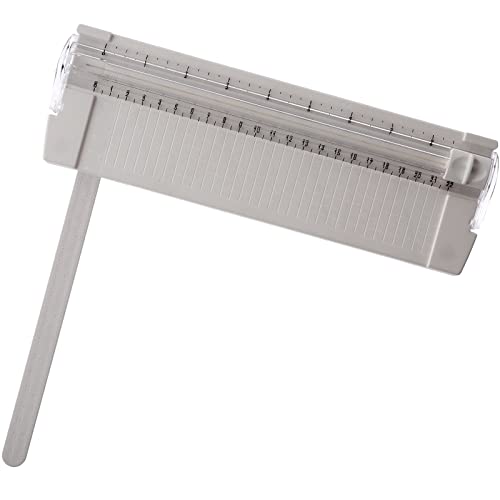 cobee Mini cortador de papel portátil, cortador de papel artesanal A4 A5, herramienta portátil para álbumes de recortes cortador de papel pequeño para etiquetas cartulina fotos