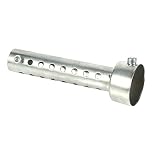 Rura tłumika wydechu, uniwersalna rura wydechowa motocykla DB Killer Tłumik Tłumik Baffle Wkład srebrny (42 mm)