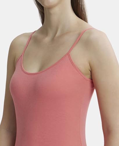 Image of Jockey 1487 Women Super Combed Cotton Rib Camisole with Adjustable Straps and StayFresh Treatment (Pack of 2)