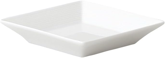 Koyo Pottery 16000016 Raffle Square Deep Dish, 5.1 inches (13 cm), Dishwasher Safe, Made in Japan