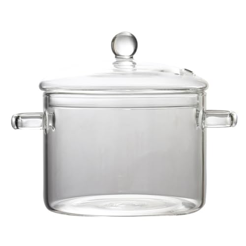 Amosfun ensaladera olla a lento para estufa barra bochas caliente contenedor de ensalada recipientes para alimentos recipiente de vidrio con tapa tazón de fideos con tapa microonda