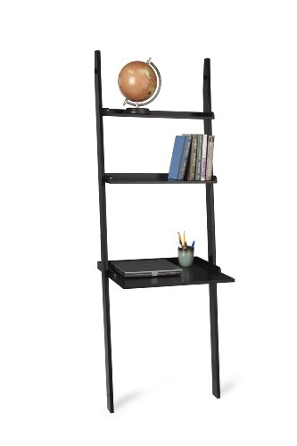 Image of Convenience Concepts American Heritage Ladder Desk, Black
