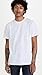 FRAME Men's Logo Tee, Blanc, White, M