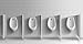 Bullseye Toilet Targets - Bulk Pack (13 Targets) with Applicator Tool, Sticks on Wet Surface, Ideal for Toilet Training Boys and Urinals