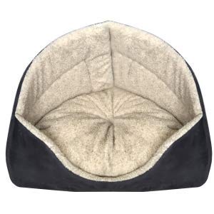 Dreamy Pet Products Drop Top Igloo Dog Bed (Large, Grey)
