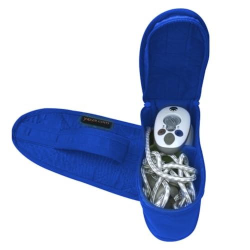 Image of Yazzii Mini Iron Storage Case - Iron Protective Cover - Travel Iron Holder with Handle & Zipper Closure - Dustproof & Easy To Carry -Royal Blue