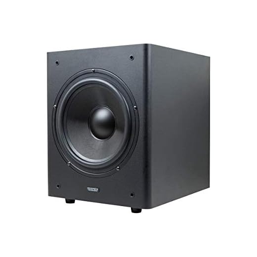 Monoprice Stage Right 10-Inch Powered Studio Multimedia Subwoofer - (605999)