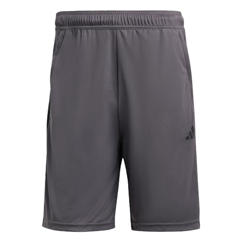 Image of adidas Tr-ES PIQ 3Sho Men Blue Training Shorts Size -