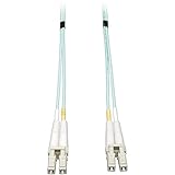 Tripp Lite 10Gb Duplex Multimode 50/125 OM3 LSZH Fiber Patch Cable (LC/LC) - Aqua, 2M (6-ft.)(N820-02M)