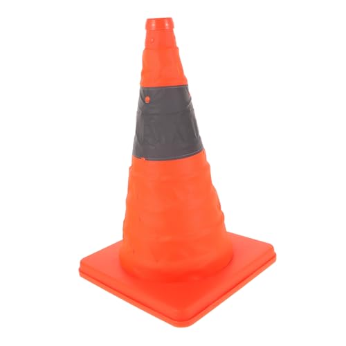 Luxshiny Cone Sicurezza Stradale Pieghevole Collare Riflettente Per Sicurezza Stradale Formazione Alla Parcheggi e All Aperto