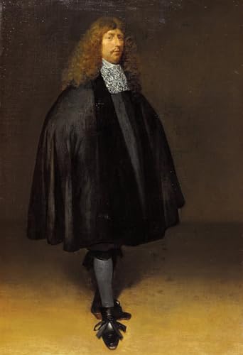 Autoportrait Gérard Ter Borch affiche sur toile pour décorer vos murs