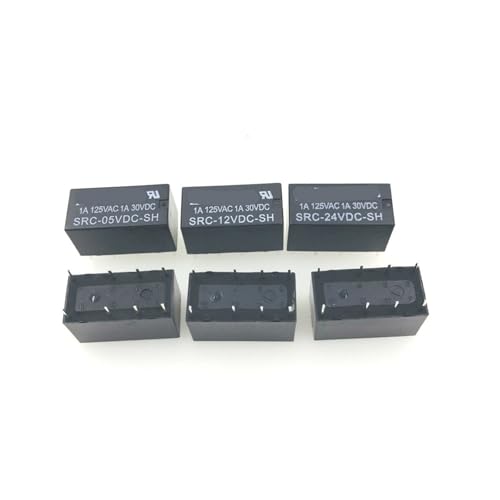 Relais SRC-05VDC-SH SRC-12VDC-SH 8 broches pour commutation de signal électronique
