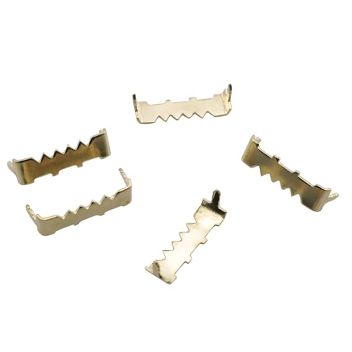 Image of RLECS 50PCS Sawtooth Hangers 25x7x9mm Small for Hardwood Sawtooth Picture Hangers No Nails Fixed to Wooden Frames for Photo Poster Framing Bulletin Boards Pallet Boards Items