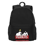 [NEKKII] リュック スヌーピー (4) アニメ リュックサック バックパック バッグ 大容量 A4収納 軽量 おしゃれ かわいい 通学 通勤 旅行 アウトドア 多機能 男女兼用 お祝い 人気 プレゼント