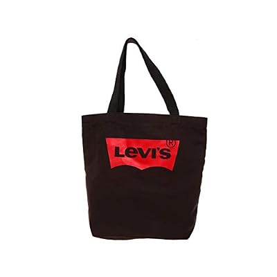 Levi's Women's Batwing Tote, Senza chiusura, Tela, Donna, Nero (Regular Black), 30x14x39 centimeters (W x H x L)