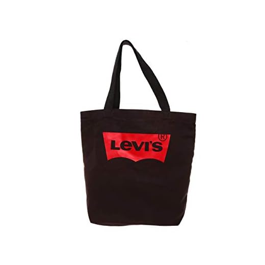 Levi's LEVIS FOOTWEAR AND ACCESSORIESBatwing Tote WMujerBolsos totesNegro (R Black) 39x14x30 centimeters (W x H x L)