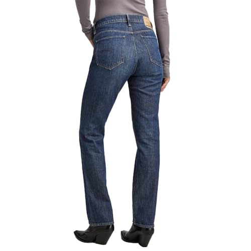 Miniatura 2 de G-Star Raw Jeans Strace Straight Para Mujer, Azul Worn In Deep Marine D23951-B767-C602 , 26w 32l