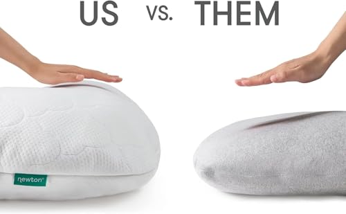 Image of Newton Baby New and Improved Premium Pregnancy Maternity Pillow with Cotton Surface, 50% More Memory Foam and Fiber Clusters for Complete Support, U-Shaped with Removable Washable Cover