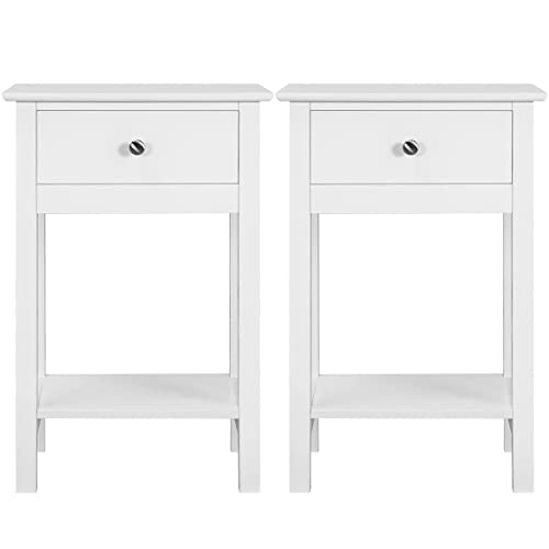 Esmen Moderner Beistelltisch Mit Kühlschrank - Multifunktionaler Nachttisch