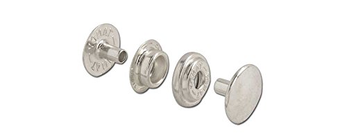 Tandy Leather Line 24 Snaps 10/pk 1263-01 (10 Nickel)
