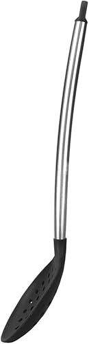 Miniatura 3 de Home Basics Utensilios de cocina sólidos de acero inoxidable (Skimmer), 13.75 "x 4.00" x 2.50"