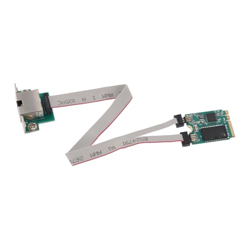 Adaptador Ethernet M.2 A+E, expansión estable de red PCIe Gigabit con chipset RTL8111H, puerto RJ45 de 1000 Mbps para escritorios y servidores, PCB, 1 unidad miniatura 2