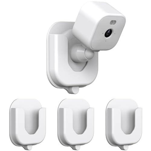 3 Pack Adhesive Wall Mount Bracket for Blink Mini/Mini 2 /Outdoor 4 /Indoor Camera Mount No Tools Need No Drill