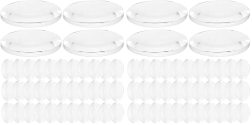 Image of iplusmile 60Pcs Biconvex Lens Optical Set, 25mm Diameter Double Convex Lens Physics Teaching Tools, Optical Lenses Kit for Junior High School Physics Laboratory Experiment (Pack of 2)