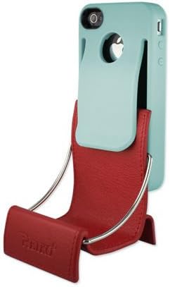 Reiko BPC-IPHONE4SBL Durable Belt Clip-Style Holster Case for iPhone 4/4S - 1 Pack - Retail Packaging - Blue