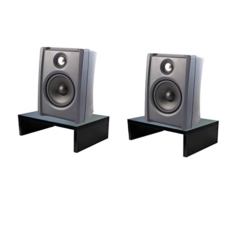 Kit 2 Suportes Para Monitores De Áudio Home Stúdio