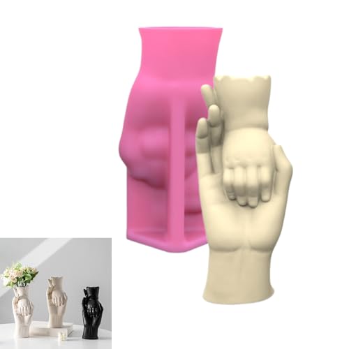 Moule en silicone pour pot de fleurs mains de décoration