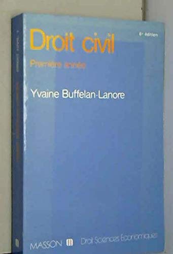 Droit civil : 2e année (Collection Droit-Sciences économiques) [Broché]