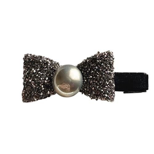 Pince latérale à nœud doux et paillettes brillantes pour dame
