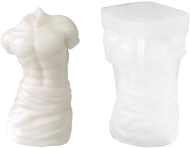 Miniatura 8 de Molde de vela de silicona con forma de cuerpo 3D para mujeres y hombres, molde de vela con forma de cuerpo, moldes masculinos femeninos de silicona,