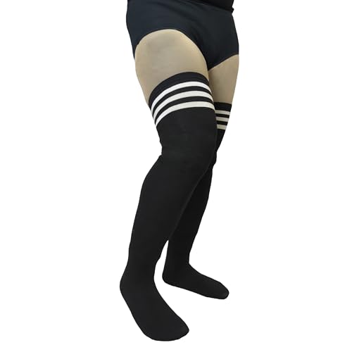 Plus Size Thigh High Socks for Thick Thighs-Women Knit Extra Long Over Knee High Sock Leg Warmer Fashion Comfort