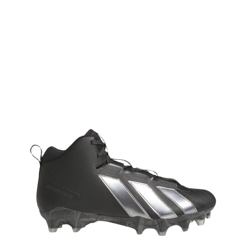 adidas Unisex Adizero Chaos Ii SMU American Football Lineman Cleats Black/Iron Metallic/Black Mens...