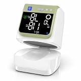 Automatic Electronic Blood Pressure Monitor, 22-40 CM Blood Pressure Cuff, 3 Users*199 Memories, Arm Blood Pressure Monitors for Home Use, Backlit Large LED Screen, BP Monitor (White Matcha Green)