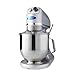 Mixeur Planétaire 7 L Jusqu'à 2 Kg Pâte Argent - Bol Mixeur Inox - 11 Vitesses - Robot Culinaire - Batteur sur Socle - Robot Alimentaire - 7 litres - Gris