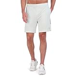 Umbro Pantalones cortos de entrenamiento para hombre, Blanco, Medium