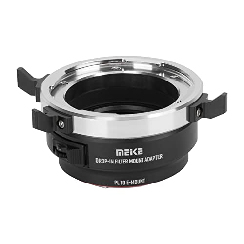 Meike MK-PLTE-C Drop-In Filter Manual Focus Mount Adapter With Variable Nd And Uv Filters For Arri Pl-Mount Cine Lens To Sony E Mount Mirrorless Cameras thumb #1