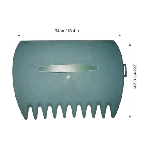 Garden Leaf Grabber Griffes réglables et râteaux à main en plastique rigide - 6