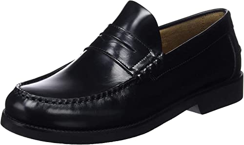 Fluchos Stamford Mocasines (Loafer), Hombre, Negro (Negro 000), 41 EU (7.5 UK)