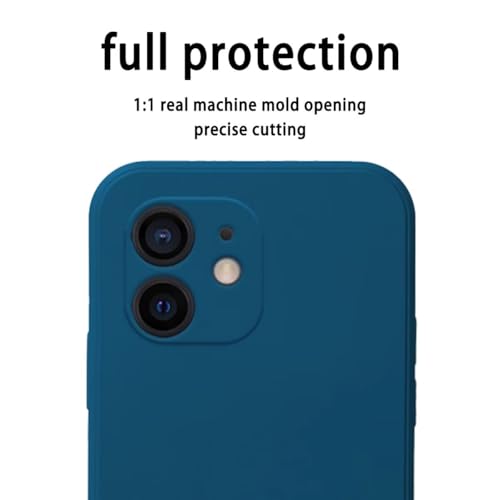 HAFFAN Coque en Silicone TPU Compatible avec iPhone 12 Mini (5.4" inches), Housse Etui de Protection pour Téléphone Portable - Rouge de Chine – vue 2