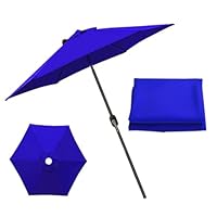 3,0 m parasol vervangende hoes voor tafelparasols voor buiten 2,7 m dik en sterk vervangend doek met 8 baleinen voor marktparasol / terrasparasol / tuinparasol / tafelparasol ( Color : Navy , Size : 3 3,0 m parasol vervangende hoes voor tafelparasols voor buiten 2,7 m dik en sterk vervangend doek met 8 baleinen voor marktparasol / terrasparasol / tuinparasol / tafelparasol ( Color : Navy , Size : 3