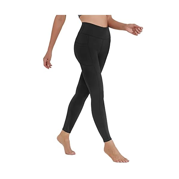 Polygon Yoga Pants for Women, High Waisted Leggings with Pockets, Tummy Control Non See Through Workout Pants - Image 4