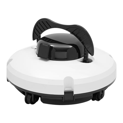 TkkMivcOC Cordless Robotic Pool Cleaner, Dual Motors & Double Suction Cups, Automatic Pool Vacuum Robot Lasts up to 120 Mins, Self-Parking, for Above & In Ground Pools, IPX8 Waterproof